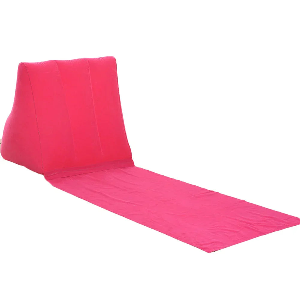 Inflatable Outdoor Beach Chair with Backrest