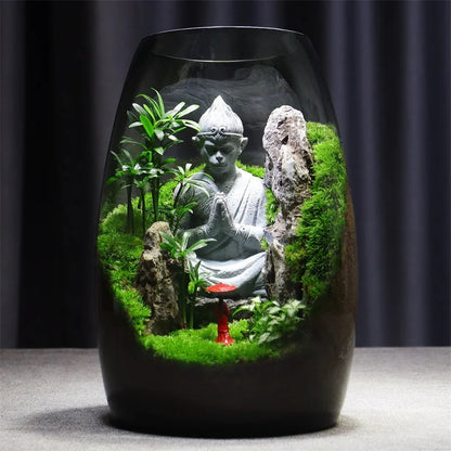 Delicate Beautiful Clear Glass Vase - Luxicro