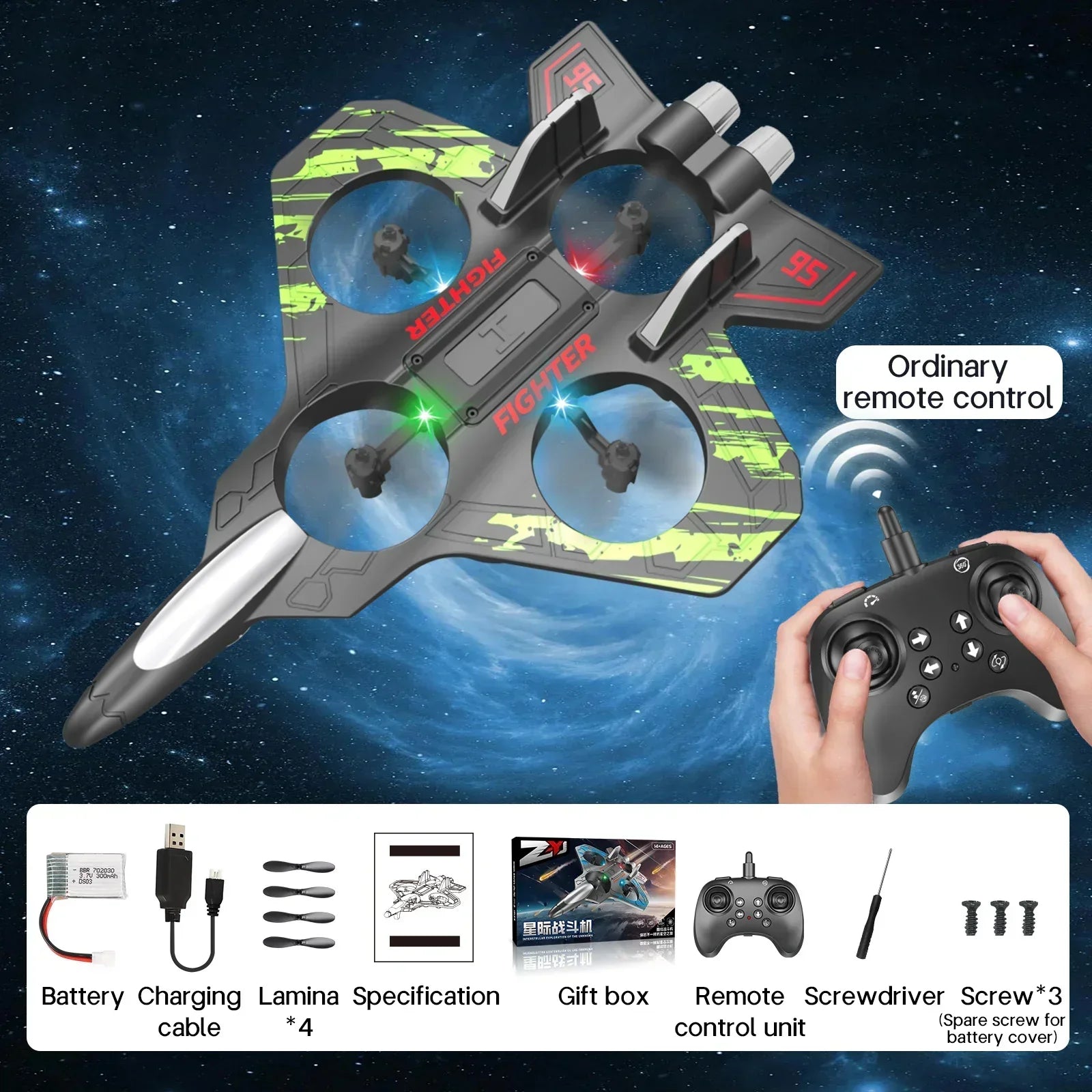 Quick Remote Control Foam Plane Model - Luxicro