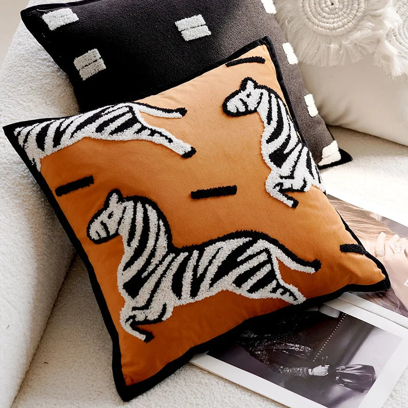 Beautiful Horse Design Cushion Pillow for Home