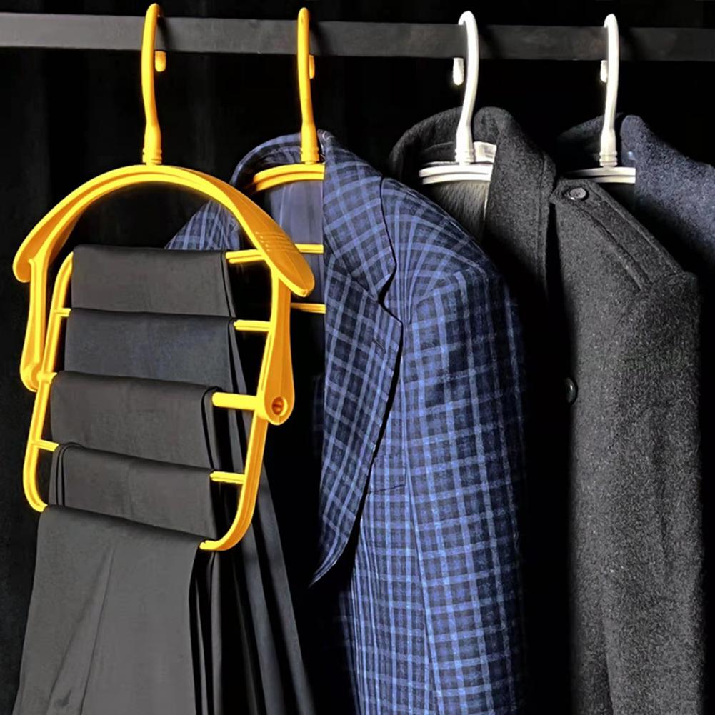 Space Saving 4 Tier Folding Closet Hanger