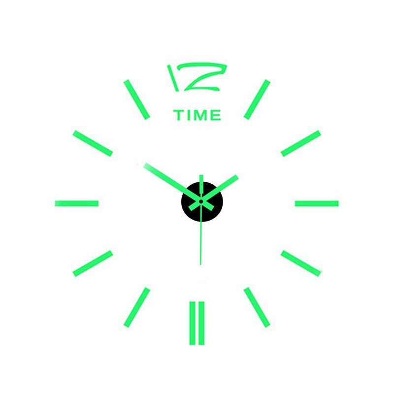Modern 3D Glow Silent Wall Clock