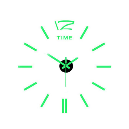 Modern 3D Glow Silent Wall Clock