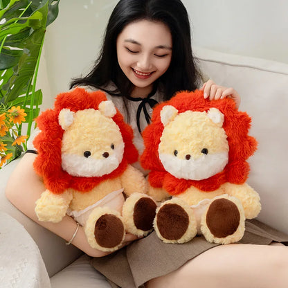 Cuddly Cute Lion Soft Toy - Luxicro