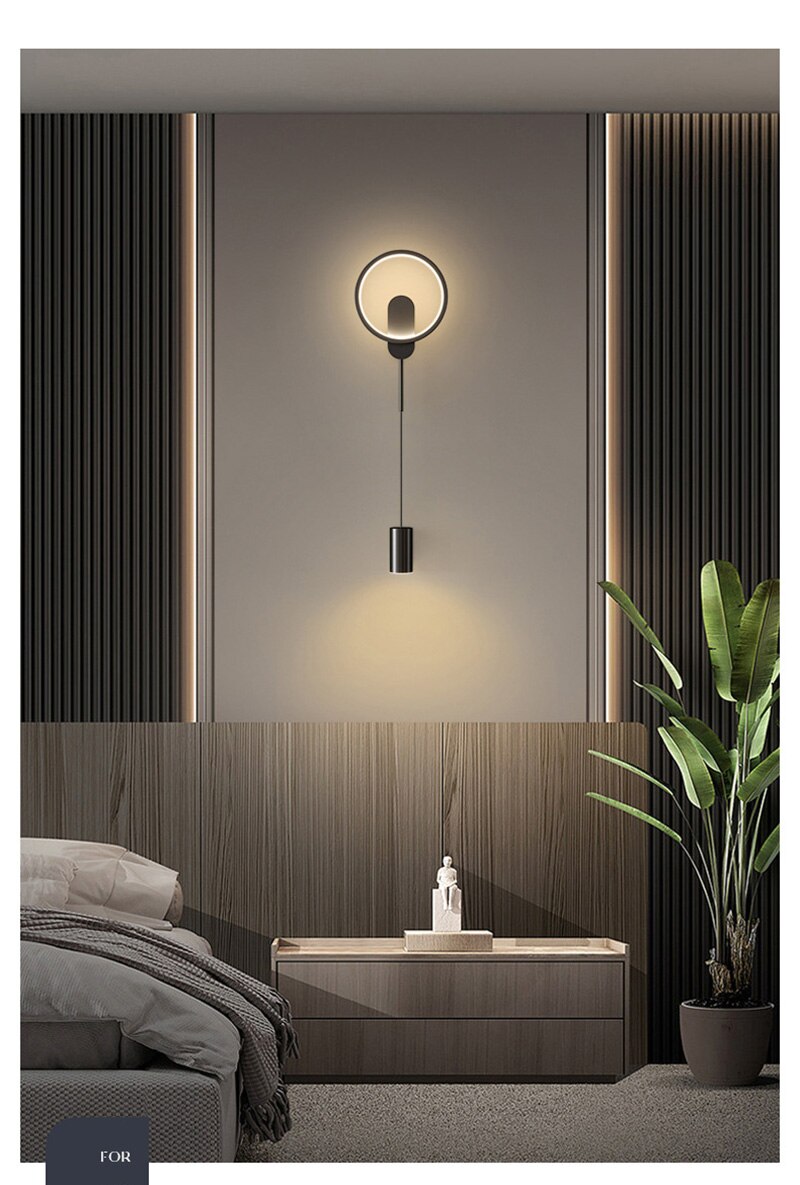 Contemporary LED Gold Sconce Wall Lamp 24W