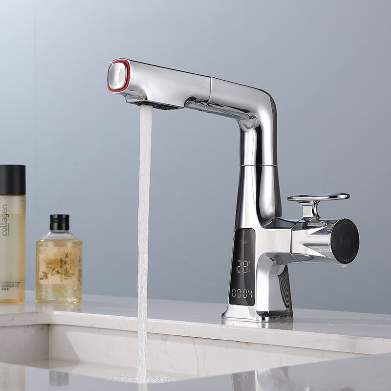 Smart Automatic Faucet with LED Temperature Control