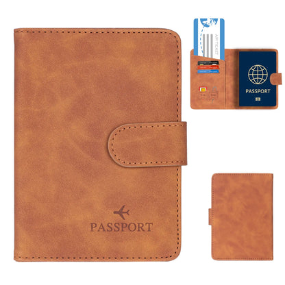 Secure Travel Passport Wallet for Men Women