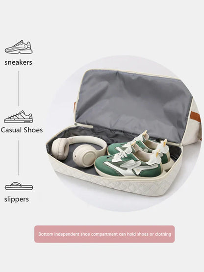 Large Athletic Gym Bag with Sneaker Compartment