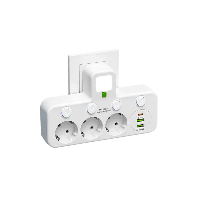 Advanced USB-C Surge Protected Power Strip