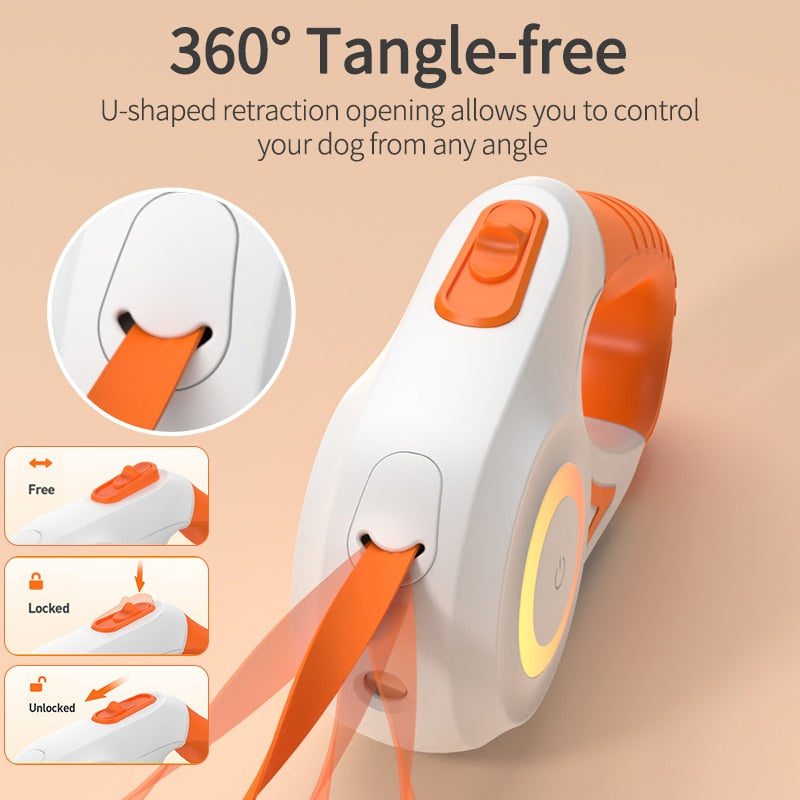 Comfortable Hands Free Pet Lead Light