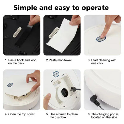 Advanced Smart Robot Vacuum Cleaner 3-in-1 Pet Hair