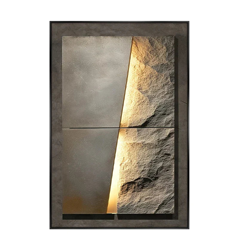 Modern Grey LED Porcelain Wall Lamp