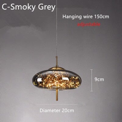 Unique European Style Glass Pendant Lighting