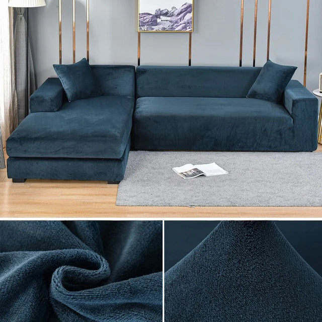 Stretchy Velvet Furniture Protector Cover