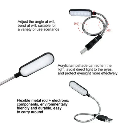 Compact USB Rechargeable Flashlight