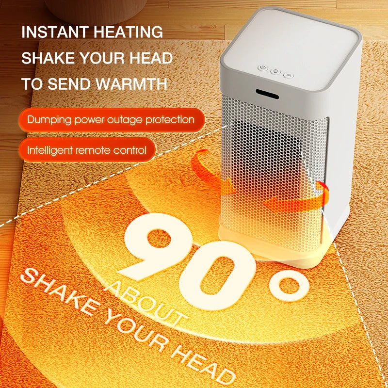Compact Rechargeable Hand Warmer with LED Nightlight
