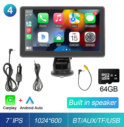 7 Inch Touch Screen Car Radio with GPS and WiFi