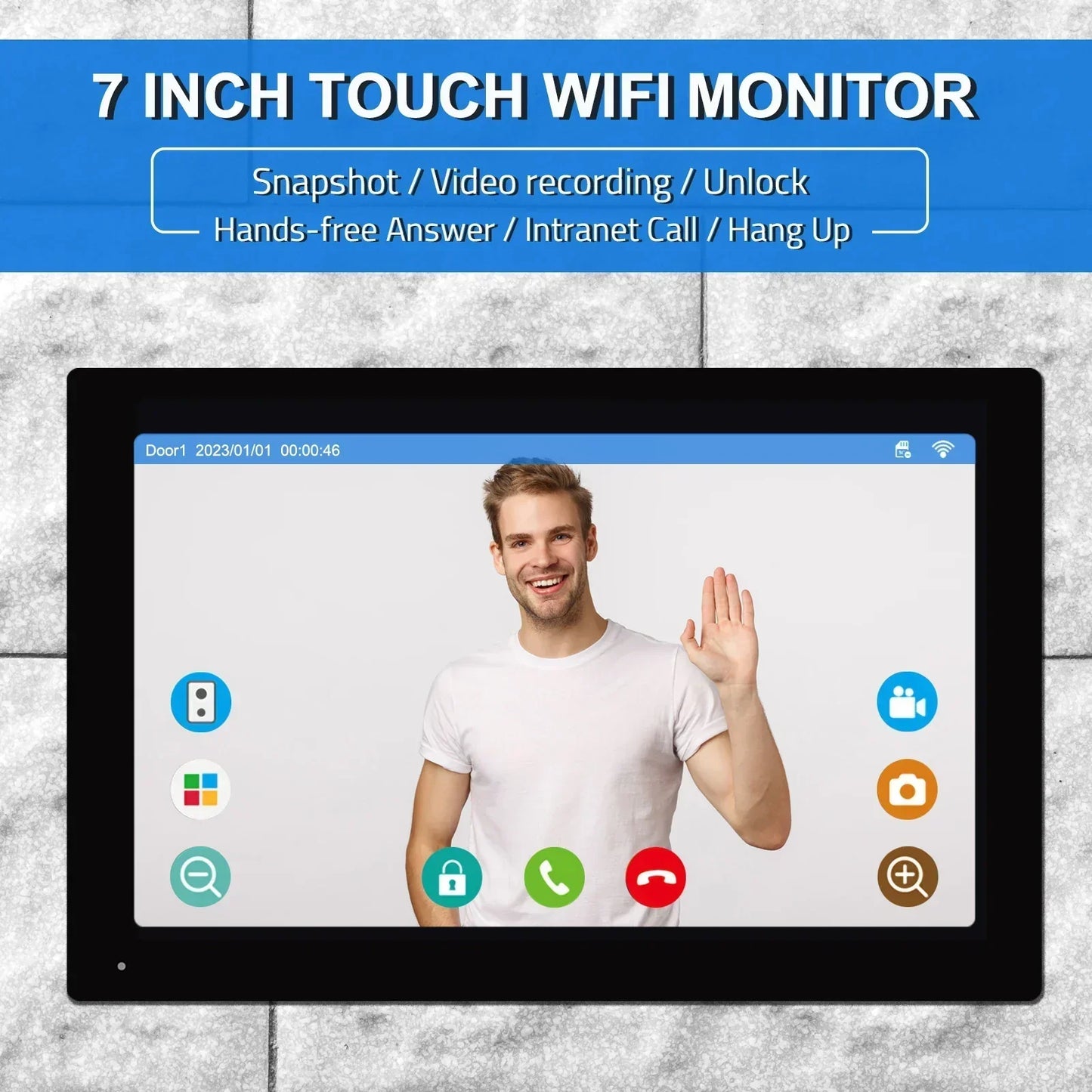 Wireless Smart Doorbell with 1080P HD Camera