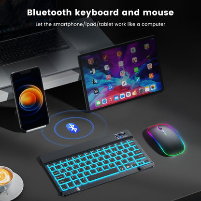 Compact Wireless Keyboard Mouse Combo