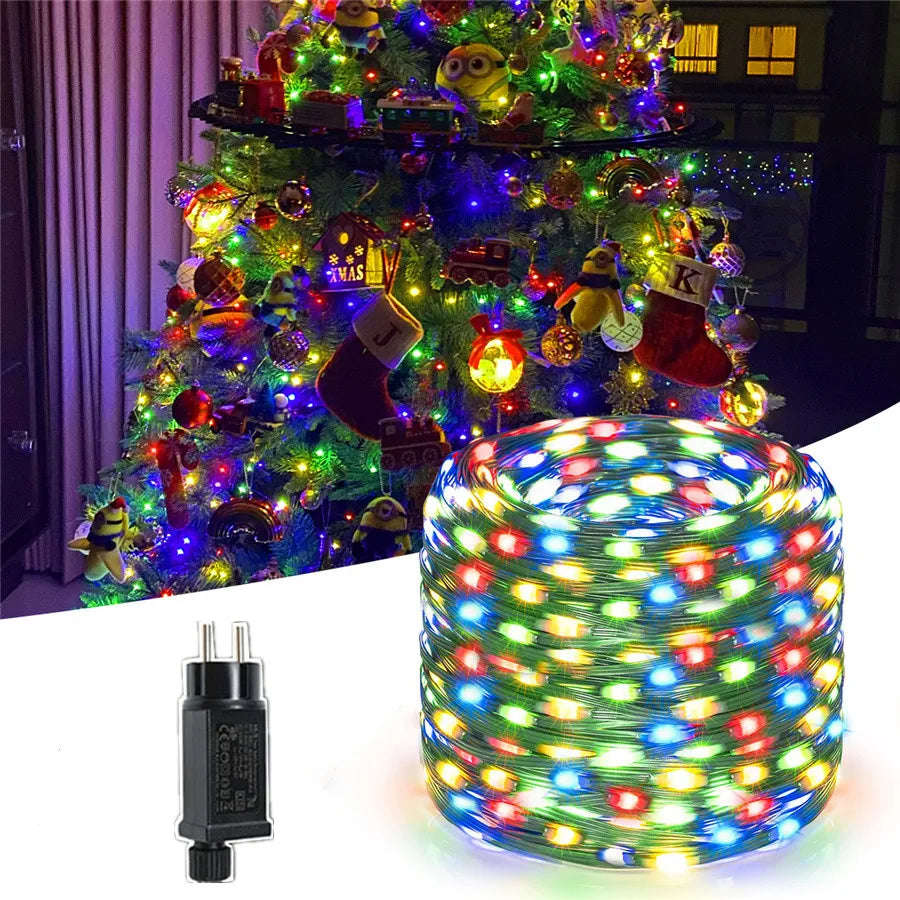 Bright Solar Powered Fairy Lights for Yard Patio Decor - Luxicro