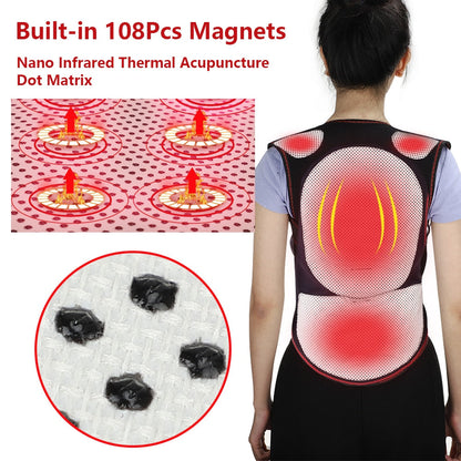Relaxing Warm Massage Back Support Wrap