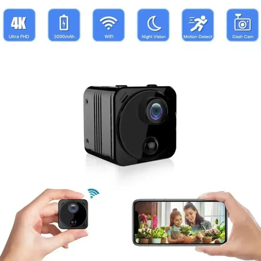 Compact WiFi Motion Sensor Mini Security Camera - Luxicro