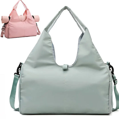 Athletic Gym Bag with Shoe Compartment