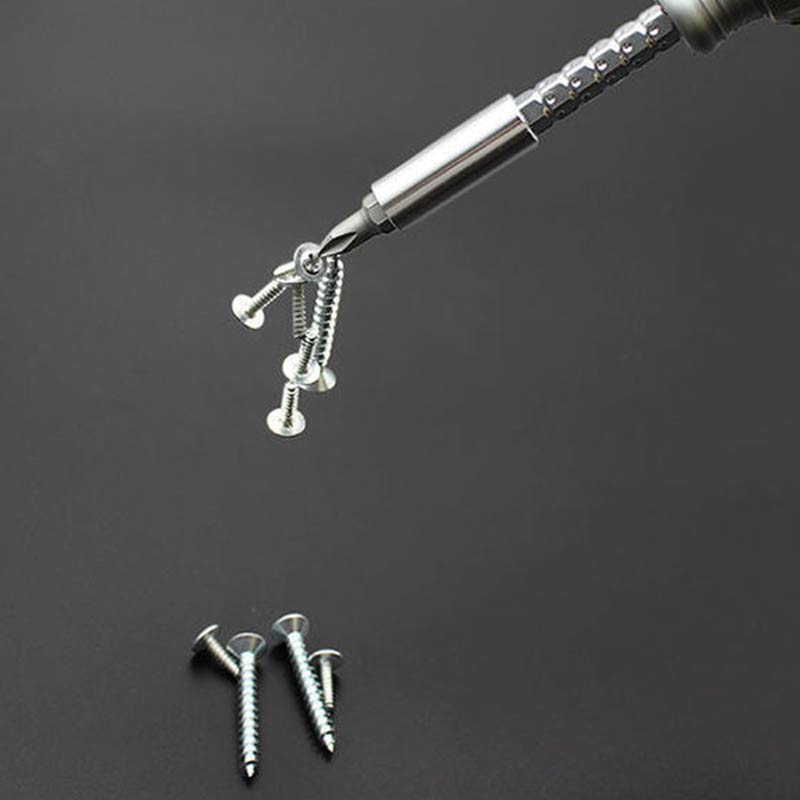 Compact Adjustable Magnetic Multi Bit Screwdriver Set