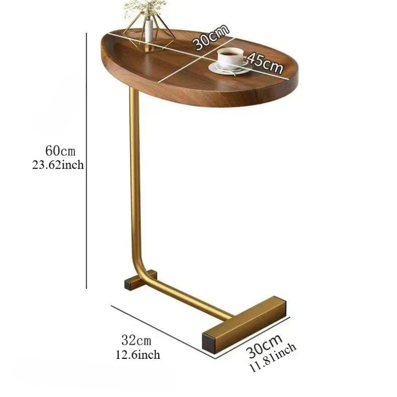 Compact End Table for Sofa or Bedside Use
