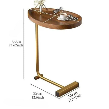 Compact End Table for Sofa or Bedside Use
