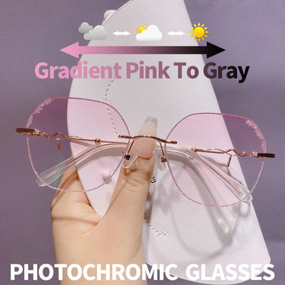 Slim Lightweight Metal Frame Glasses