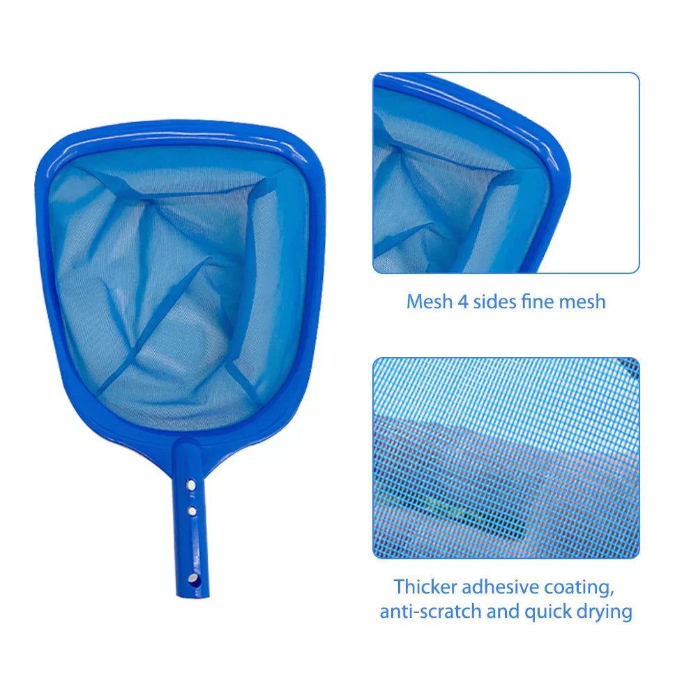 Long Handle Pool Leaf Rake with Adjustable Pole
