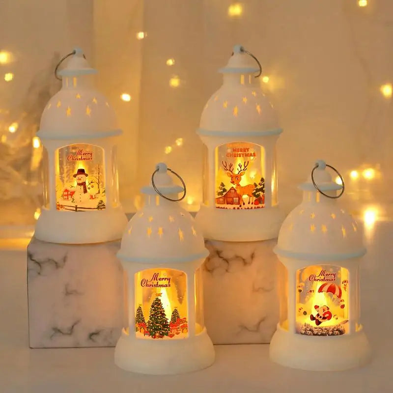 Colorful Christmas LED Santa Lights