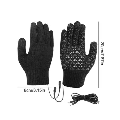 Warm Touchscreen Winter Cycling Gloves with USB Charging