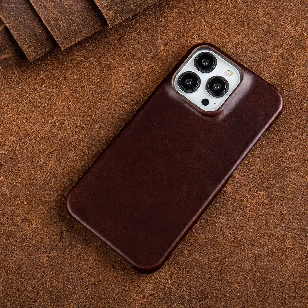 Authentic Leather iPhone Cover | Premium Phone Case