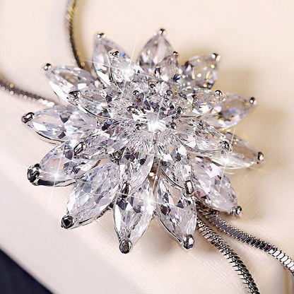 Sparkling Ice Drop Necklace