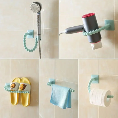 Flexible Adjustable Multi Hook Wall Mount