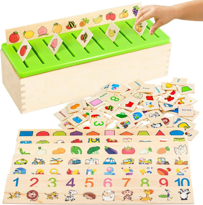 Fun Educational Wooden Sorting Toy - Luxicro