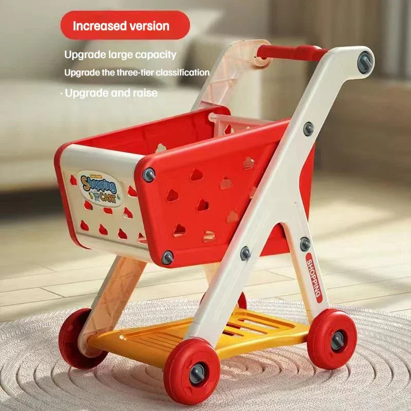 Fun Kids Grocery Cart Play Trolley Toy