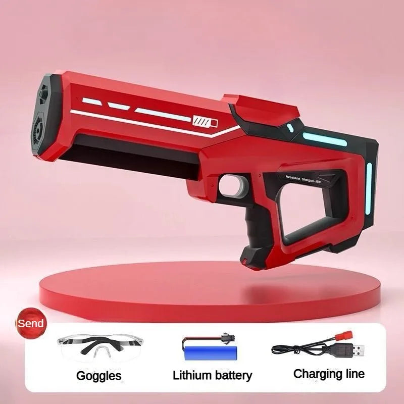 Powerful Splash Gun Rechargeable Water Pistol Long Range Kids Toy