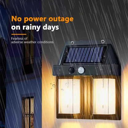 Outdoor LED Solar Powered Waterproof Wall Light
