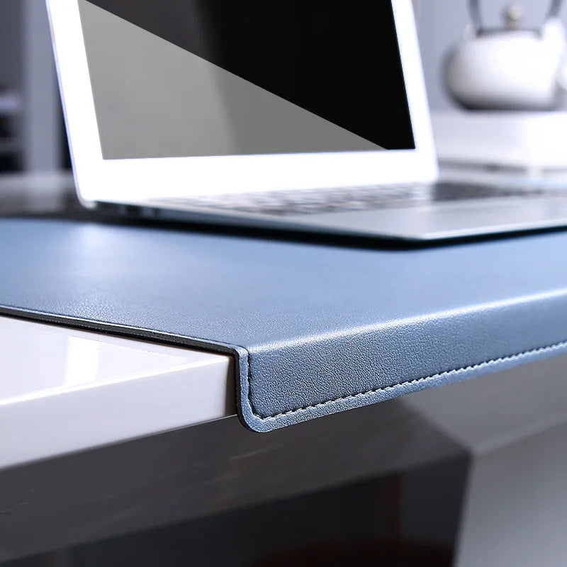 Soft Leather Desk Mat - Ergonomic Wrist Support - Luxicro