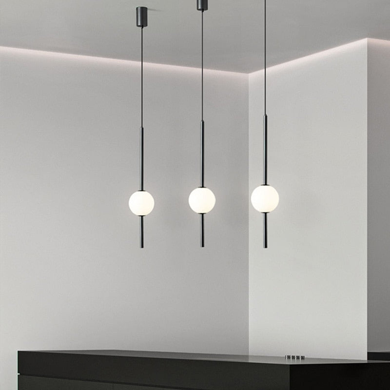 Minimalist Clear Globe Hanging Light