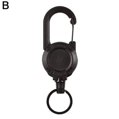 Durable Compact Keychain with Easy Pull