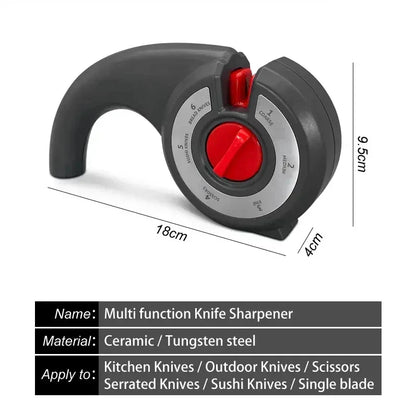 Premium 6-in-1 Pocket Multi Tool Sharpener
