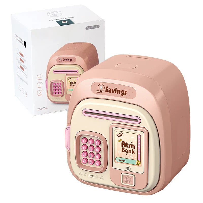Fun Kids Money Box Password Safe Piggy Bank