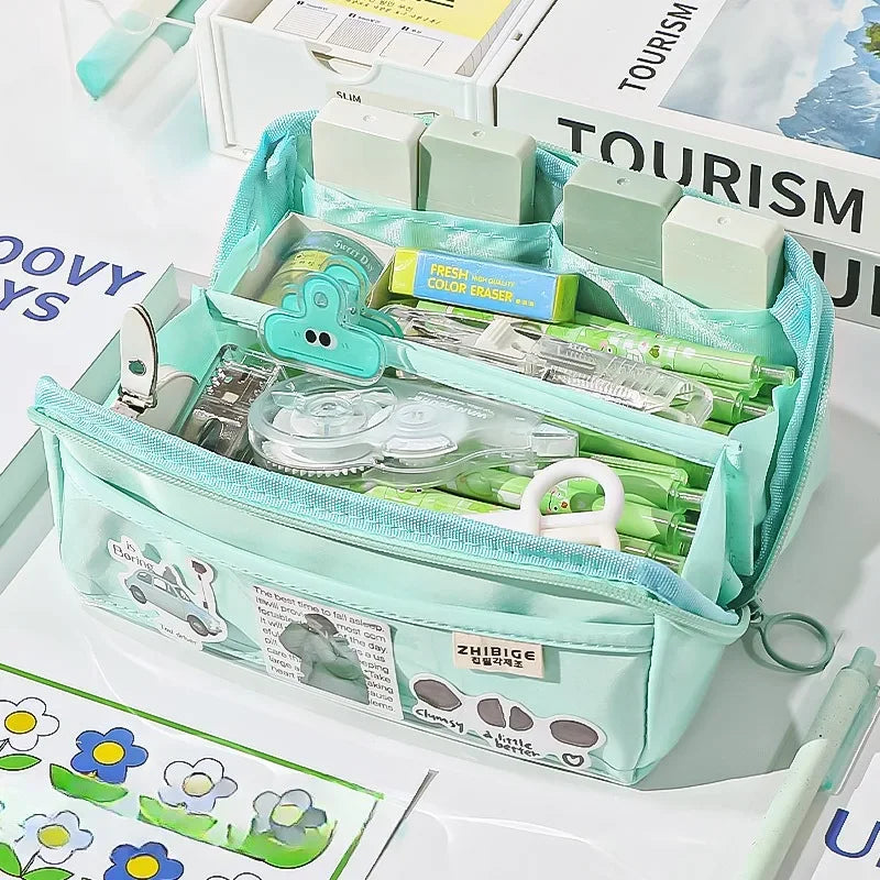 Big Organizer Pencil Bag with 10 Compartments