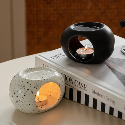 Premium White Ceramic Essential Oil Diffuser for Home