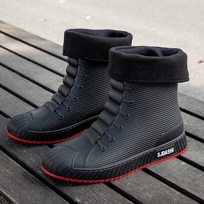 Comfortable Women's Rain Shoes With Grip Soles