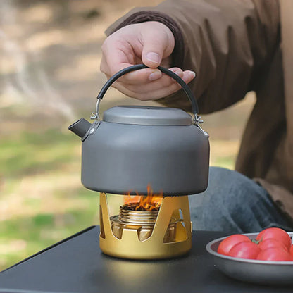 Compact Lightweight Camp Stove with Adjustable Burner
